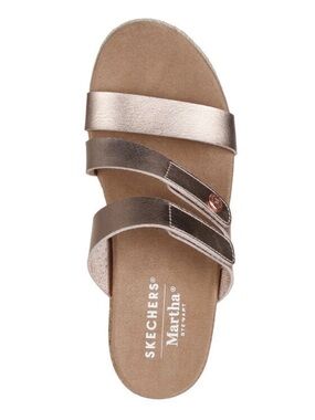 Skechers Women's Martha Stewart Breezie Shiny Luster Sandals Rsgd Size:7